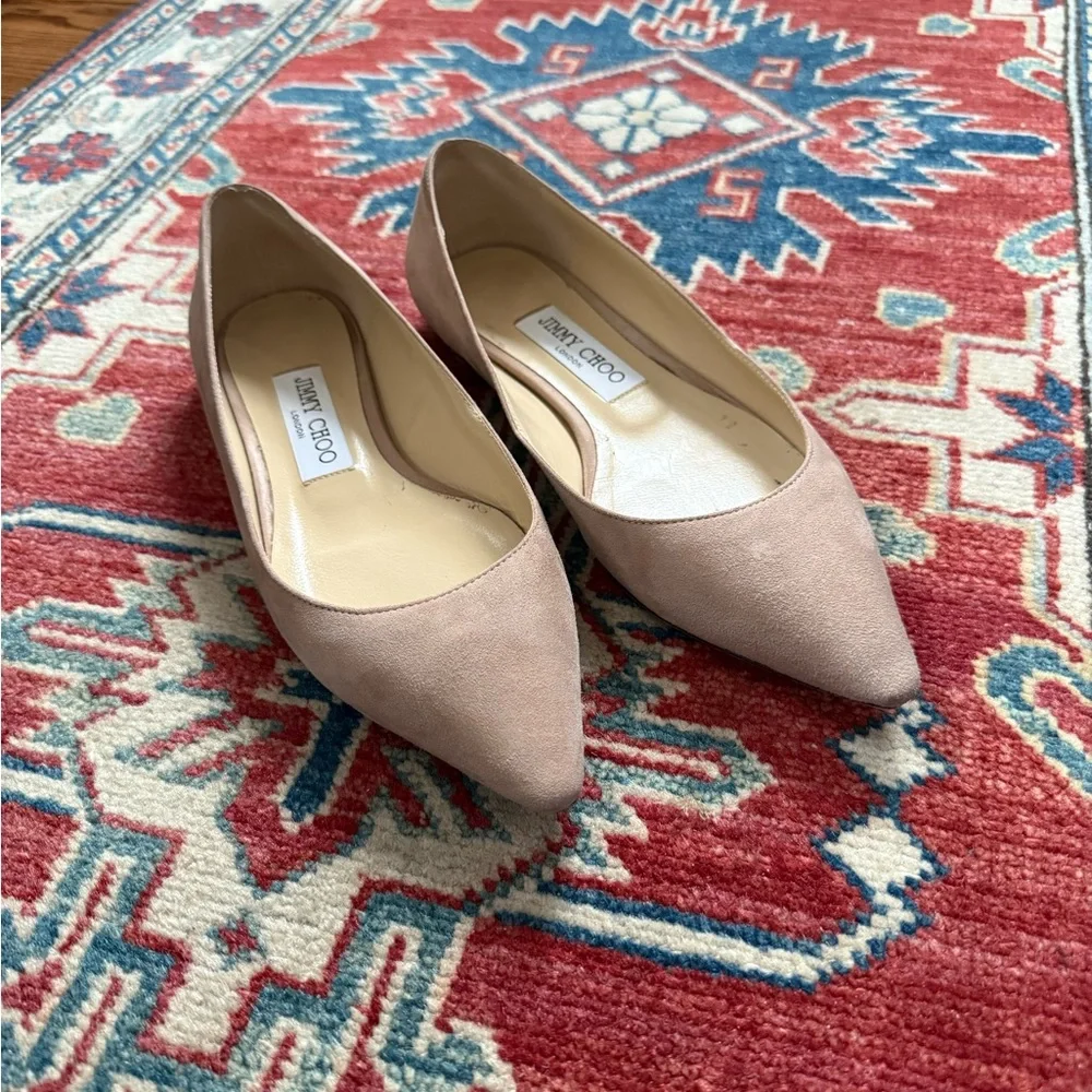 Jimmy Choo Romy Flats - Picture 1 of 4